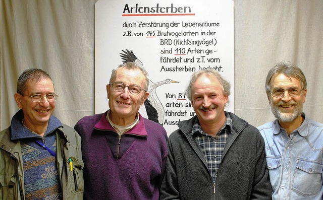 Vier Macher der BUO: Frank C. Lasch (K...ender),  Erich Vieser (Vorsitzender).   | Foto: Ullmann