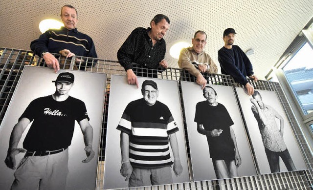 Fotografen und  Modelle: Dieter fotogr...ex Helmut und Manni Dieter (von links)  | Foto: barbara Ruda