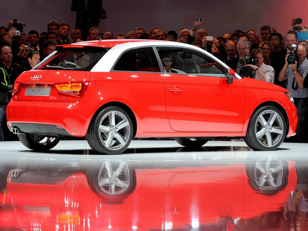 Audi: Der Mini-Audi, der  A1, ist das Einstiegsmodell von Audi und wohl das sportlichste Auto in seiner Klasse.