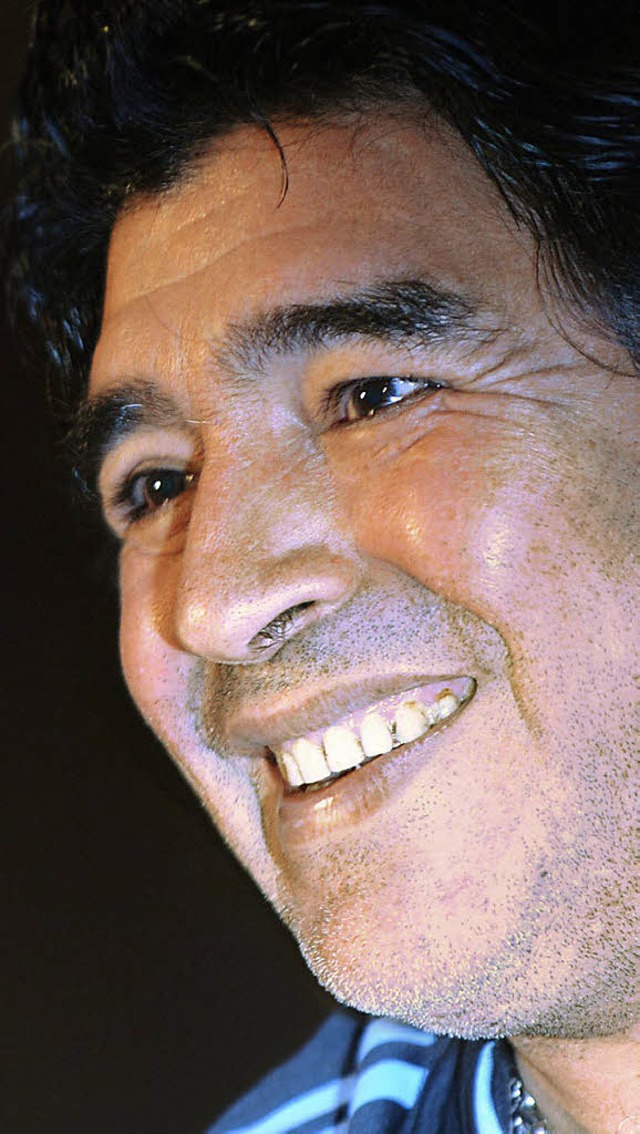 Der geborene Strahlemann: Diego Maradona   | Foto: ddp