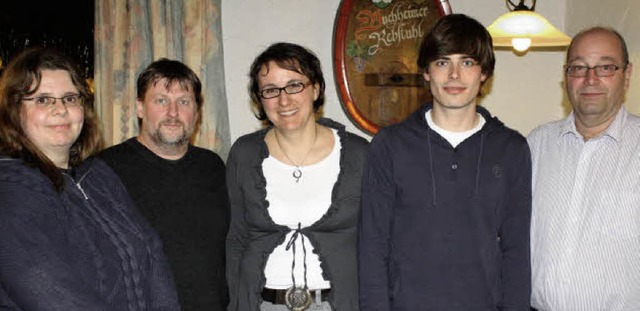 Der neue Vorstand  des Buchheimer Musi...Fuchs (links) ist neue Jugendleiterin.  | Foto: Barbara Schmidt
