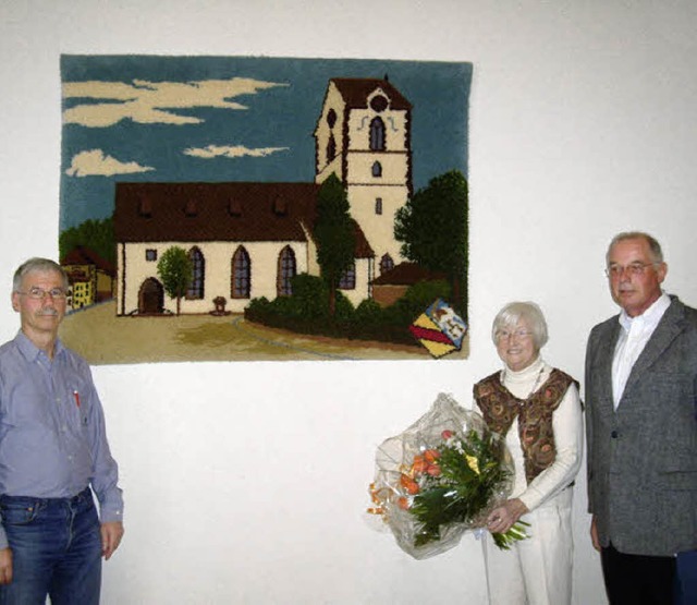 Elfriede Schwab-Strube knpfte den Wan...lschwab und  Wolfgang Pflger dankten.  | Foto: Maria Blenich