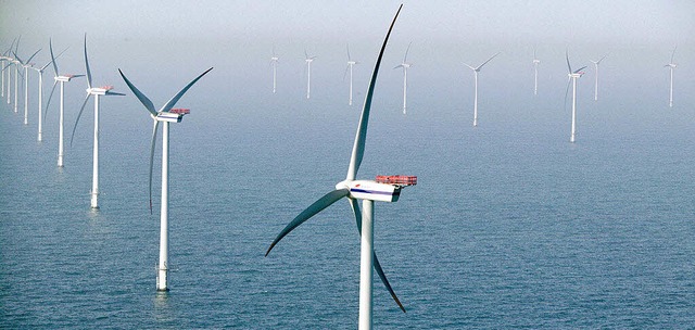 Vor Vale of Glamorgan  werden von RWE neue Windturbinen im Meer errichtet.   | Foto: Privat