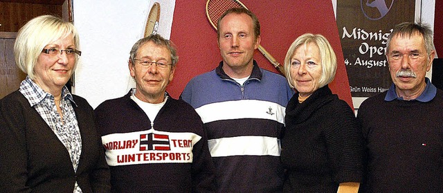 Neue Gesichter im TC-Vorstand konnte d... Sportwart Bernd Seipolt (von links).   | Foto: EDGAR Steinfelder