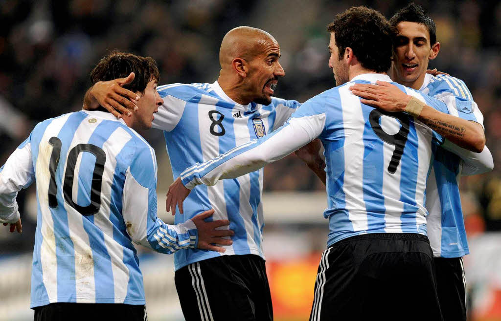 Die beiden Mannschaften schenkten sich nichts im Klassiker Deutschland gegen Argentinien.