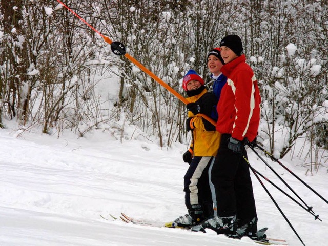 Acht Wochen lang ist der Skilift in Ro...m Winter am Stck  in Betrieb gewesen.  | Foto: Wilfried Dieckmann