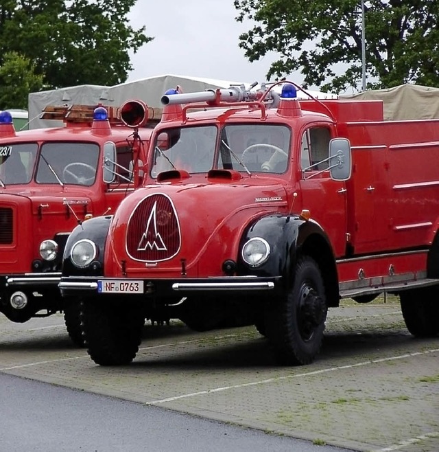 Feuerwehr als Glcksfall:  Historische...timer-Hobby, weil es sie hufig gab.    | Foto: Stephan Roehse/dpa