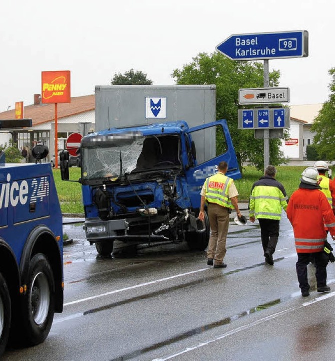 Polizei Bestätigt: Ein Unfallschwerpunkt - Eimeldingen - Badische Zeitung