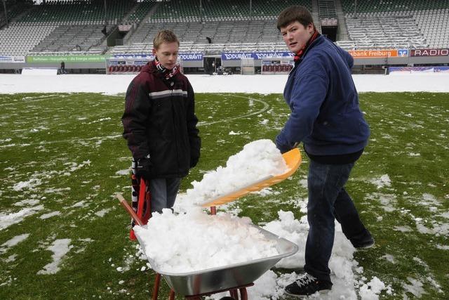 Trotz Schnee: SC spielt