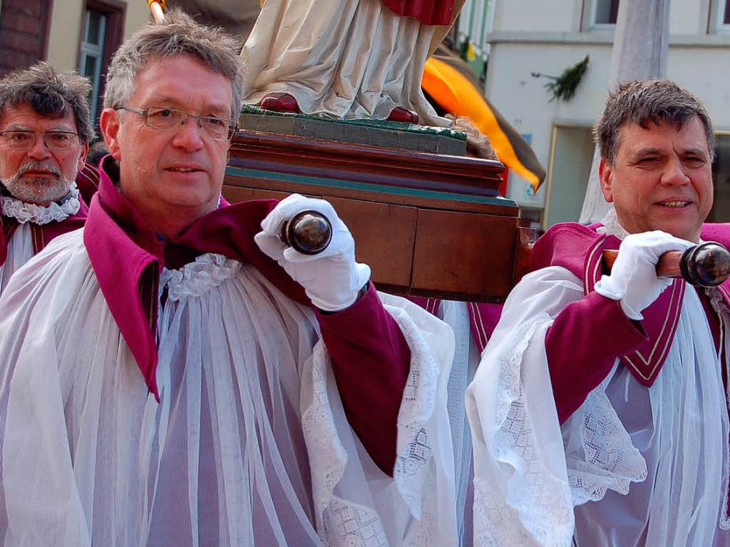 Impressionen vom Fridolinsfest am Sonntag in Bad Sckingen zu Ehren des Kirchenpatrons St. Fridolin.