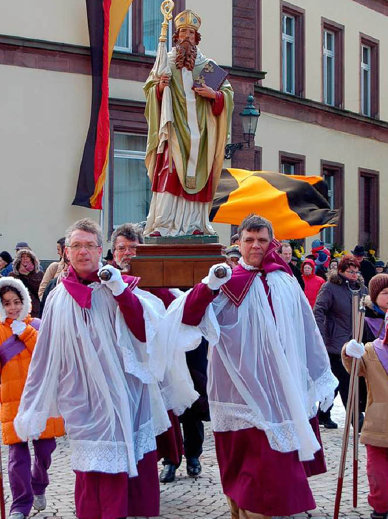 Impressionen vom Fridolinsfest am Sonntag in Bad Sckingen zu Ehren des Kirchenpatrons St. Fridolin.