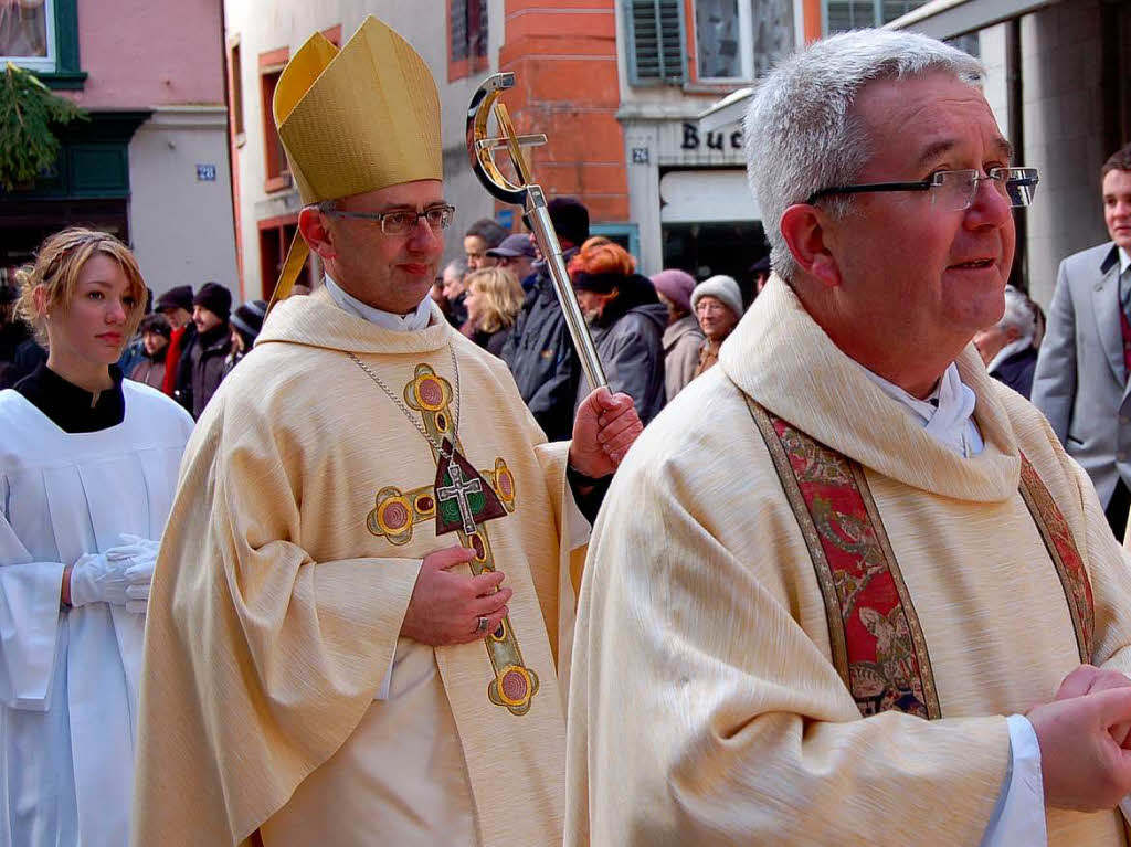 Impressionen vom Fridolinsfest am Sonntag in Bad Sckingen zu Ehren des Kirchenpatrons St. Fridolin.