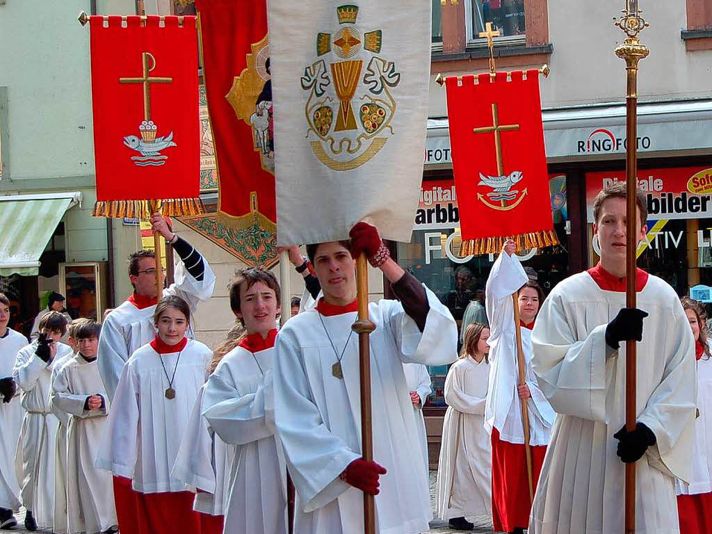 Impressionen vom Fridolinsfest am Sonntag in Bad Sckingen zu Ehren des Kirchenpatrons St. Fridolin.