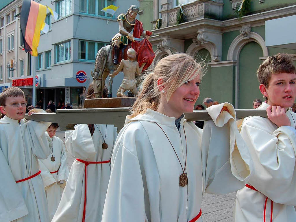 Impressionen vom Fridolinsfest am Sonntag in Bad Sckingen zu Ehren des Kirchenpatrons St. Fridolin.