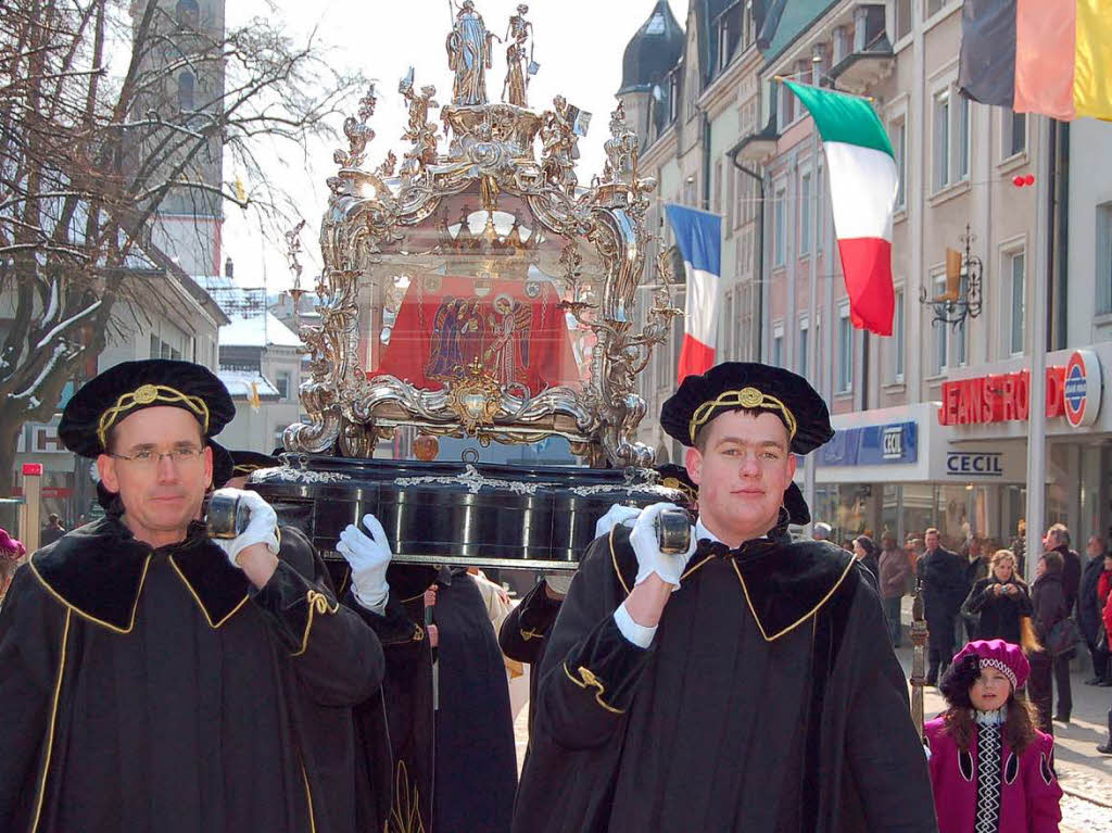 Impressionen vom Fridolinsfest am Sonntag in Bad Sckingen zu Ehren des Kirchenpatrons St. Fridolin.