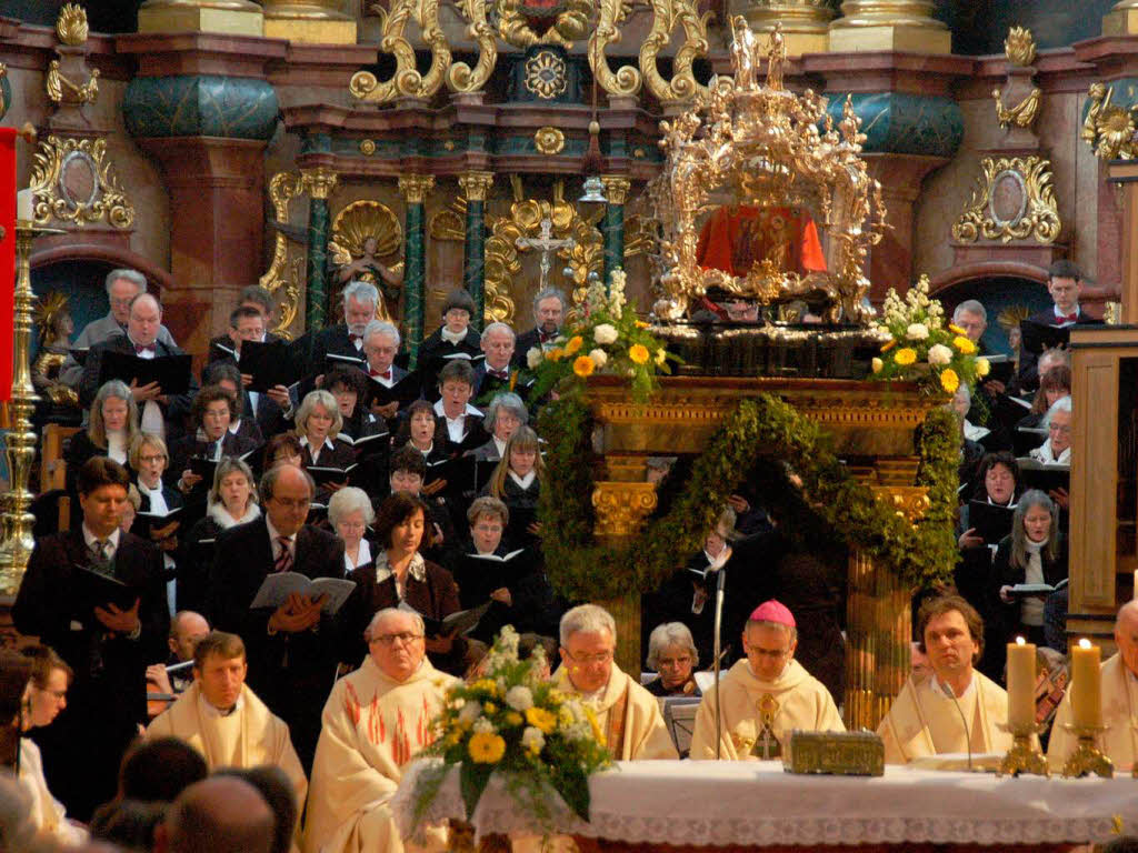 Impressionen vom Fridolinsfest am Sonntag in Bad Sckingen zu Ehren des Kirchenpatrons St. Fridolin.