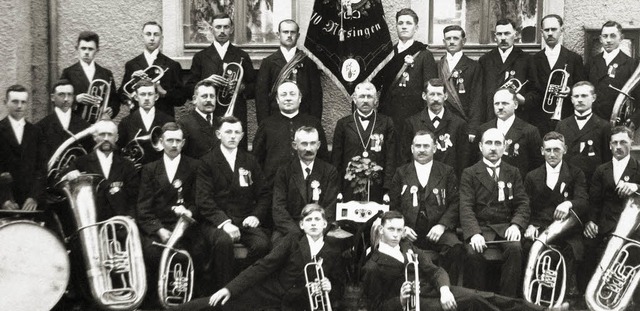 Reine Mnnersache war der Musikverein ...ziger Jahren des vorigen Jahrhunderts.  | Foto: privat