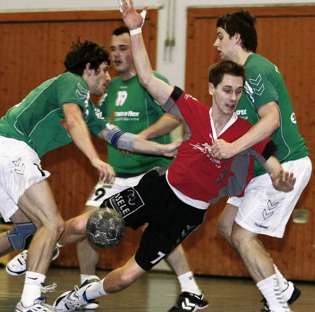 HandballTV Sulz vs. SandweierMirco Jentsch (TV Sulz #7)  | Foto: Peter Aukthun-Grmer