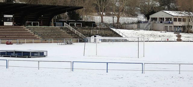 FussballNachtraeglicher Wintereinbruch, Spielabsagen  | Foto: Peter Aukthun-Grmer