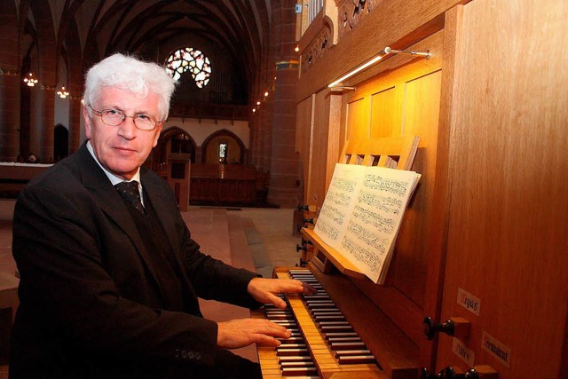 Professor Klemens Schnorr in St. Bonifatius.  | Foto: Frank Berno Timm