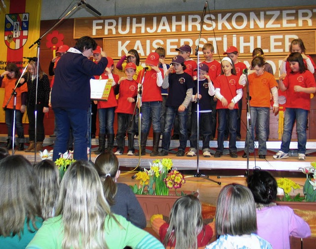 Mit den Auftritten von fnf Kinder- un...en unter der Leitung von Martina Gut.   | Foto: Hassler