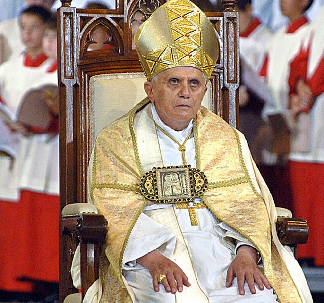 Papst Benedikt XVI.  | Foto: dpa