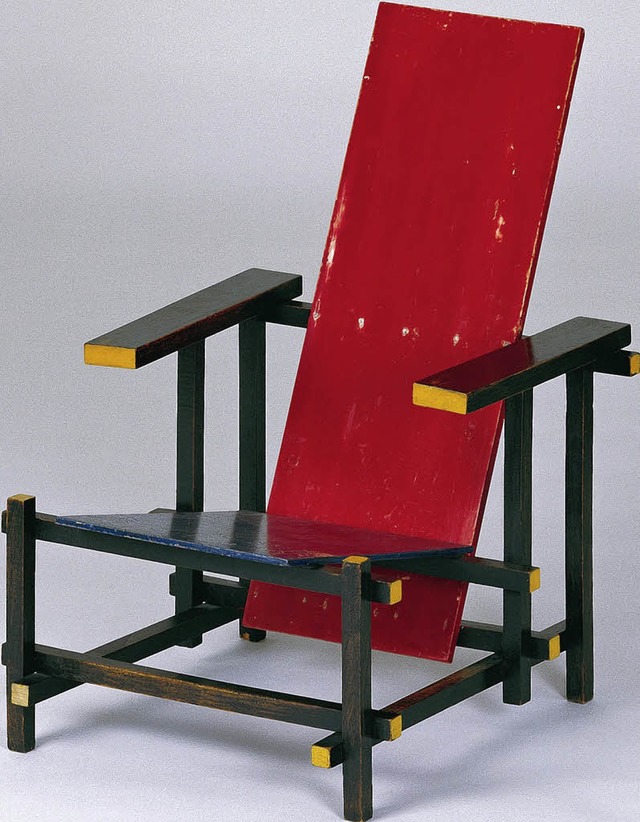 Klassiker: &#8222;Roodblauwe Stoel&#82...T. Rietveld, 1918,  VG Bildkunst, 2010  | Foto: thomas Dix