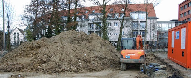 Am Brettenbach haben die Erdarbeiten fr den neuen zentralen Busbahnhof begonnen  | Foto: Sylvia-Karina Jahn