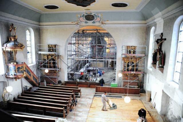 St. Sebastian wird renoviert