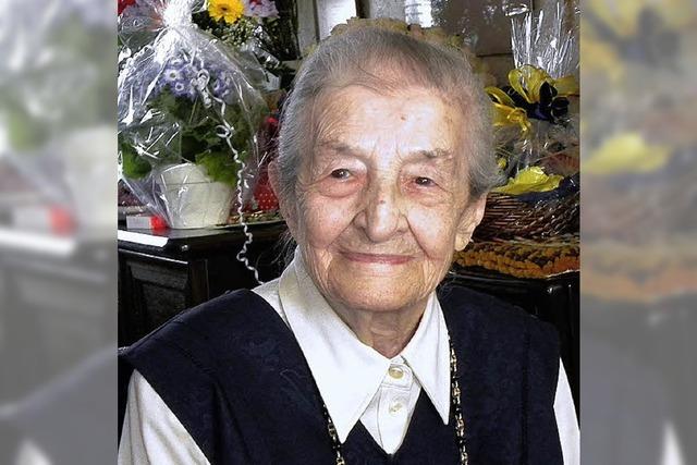 Erna Grafmller wurde 100 Jahre
