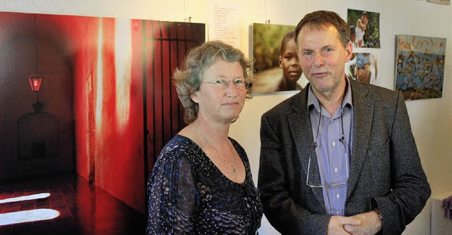 Elisabeth Eberenz-Mssner und Peter Hobbing   | Foto: Axel Drber