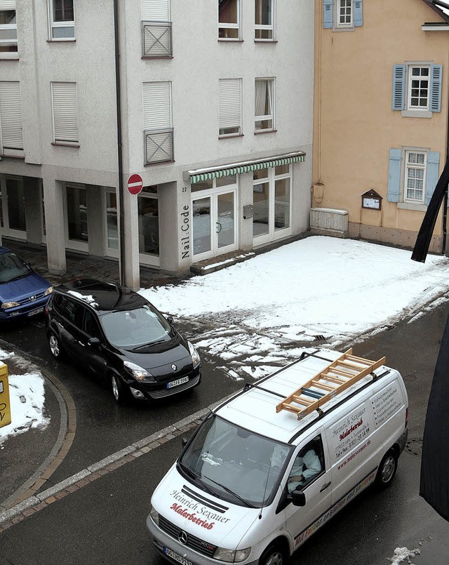 Der Verkehr auf der Friedrichstrae ha...uch wenn man den derzeit nicht sieht.   | Foto: breithaupt