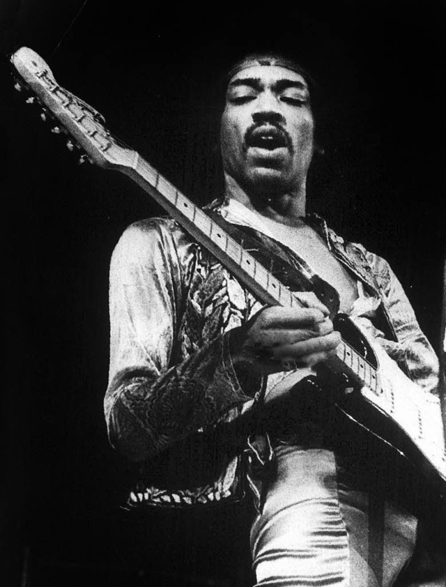 Jimi Hendrix, fotografiert am 4. September 1970, zwei Wochen vor seinem Tod  | Foto: dpa