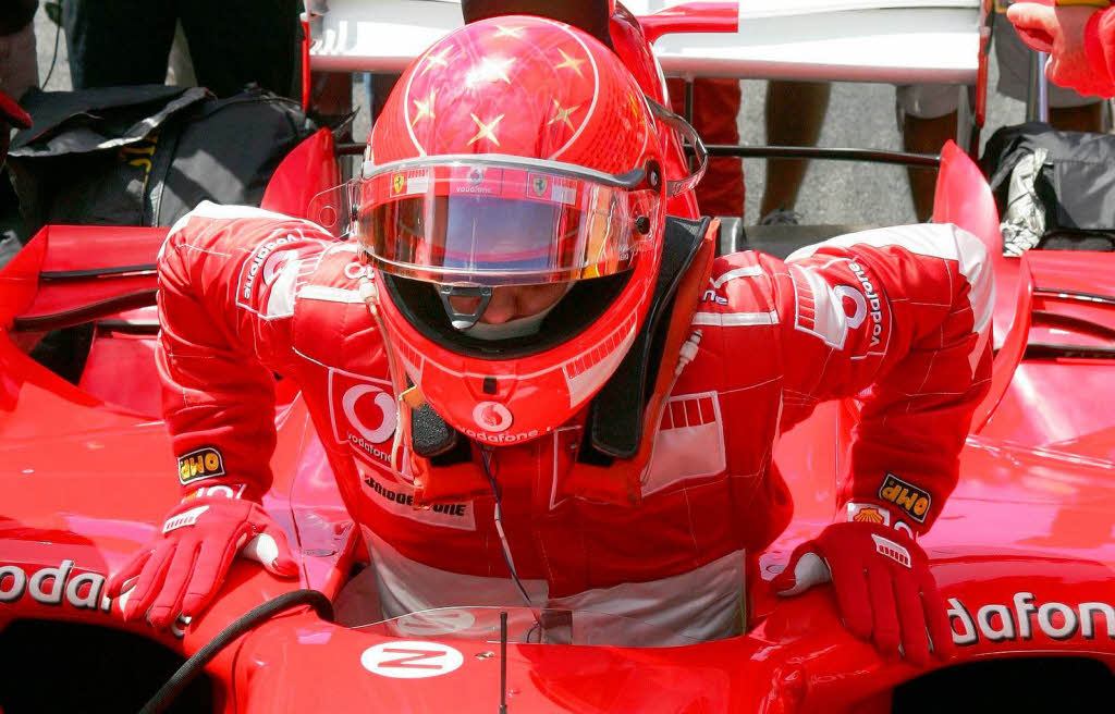 Das letzte Rennen: Am 22. Oktober 2006 verlor Schumacher in Sao Paulo (Brasilien) die WM-Entscheidung gegen Fernano Alonso.