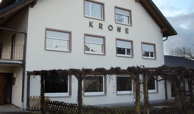 Das  Krone-Gebude in Maugenhardt steht derzeit leer.   | Foto: Langelott