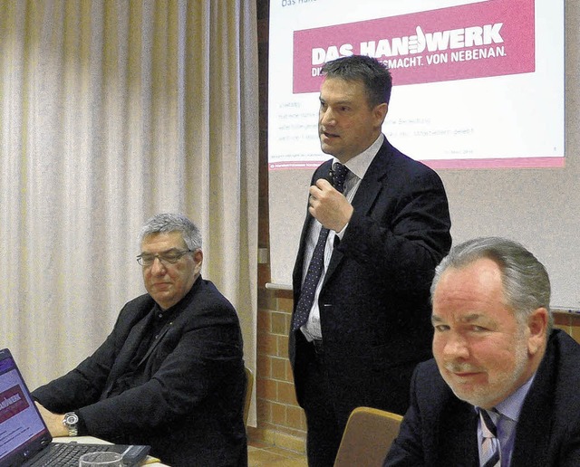 Thomas Kaiser, Georg Hiltner und Bernhard Hoch (von links)   | Foto: Herbst