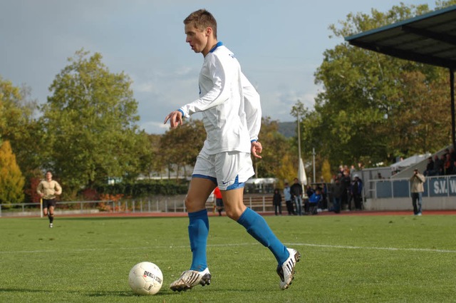 Matthias Baron, bisher SV Weil, ab sofort FC Basel  | Foto: Peter Gerigk