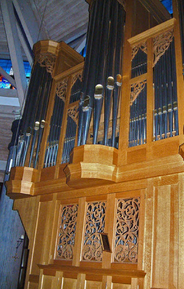 Die Metzler-Orgel begeistert immer wie...pieler wie Zuhrer durch ihren Klang.   | Foto: FREY