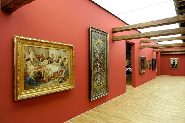 Der Saal unterm Dachstuhl fr die Bilder des 19. Jahrhunderts  | Foto: Ingo Schneider
