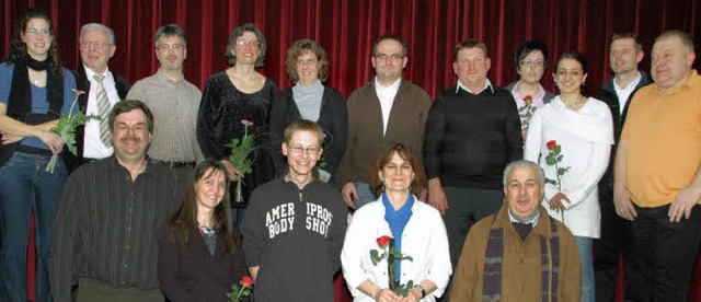 Die  Mitglieder des katholischen Pfarr...en Alfred Eichhorn und Gertrud Klein.   | Foto: OUNAS-KRUSEL