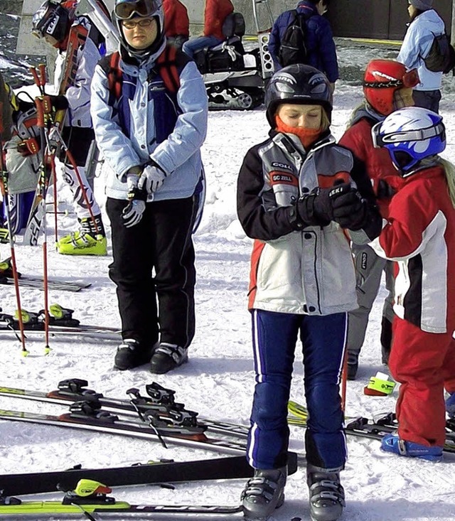 Nachwuchsfrderung: Die Skikurse des S...Zell erfreuen sich groer Beliebtheit.  | Foto: Privat