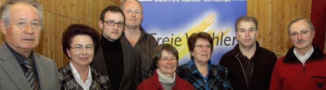 Der Vorstand der Freien Whler. Werner...iter und Wilfried Deiner (von links).   | Foto: Willi Adam