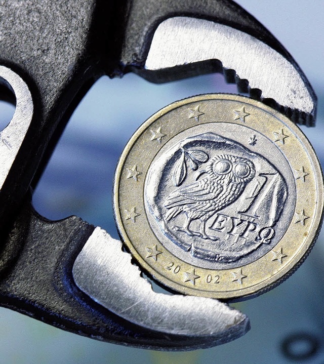 Griechenland bringt Europa und den  Euro in der Klemme.  | Foto: dpa