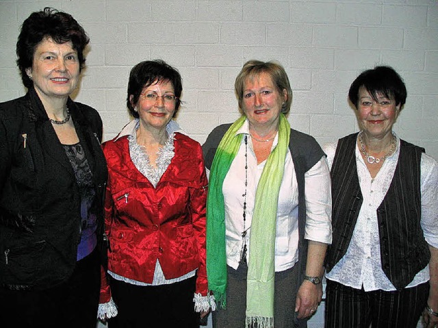 Die Vorstandschaft des Frauenvereins W... Fritz und Anita Klempert (von links)   | Foto: Ines Bode