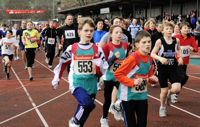 Laufspa, wenn der Frhling kommt: Am ... und Nordic Walker im Grtt erwartet.   | Foto: Archivfoto: Roos