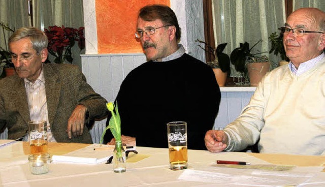 Fr eine verkehrsfreie Innenstadt mch...ber, Dieter Strass und Hubert Probst.   | Foto: Marlies Jung-Knoblich