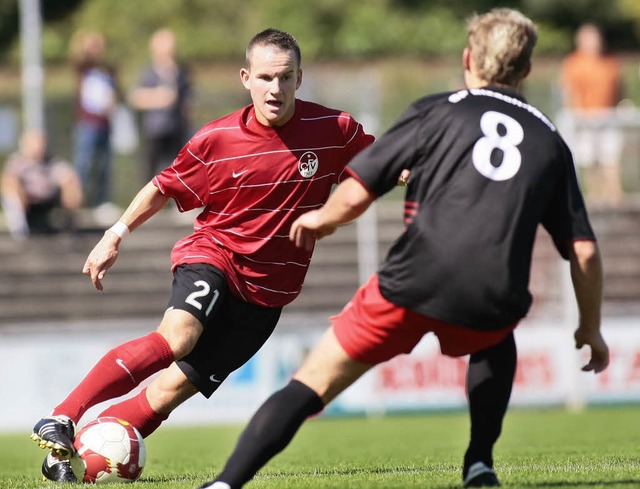 Denis Kopf und der Offenburger FV haben sich viel vorgenommen.   | Foto:  Peter Aukthun (A)