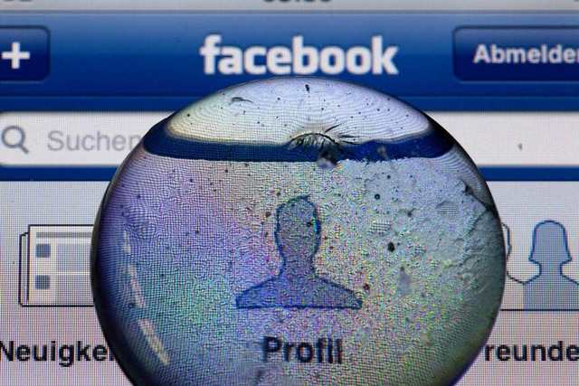 Facebook als Mafia-Falle.  | Foto: dpa