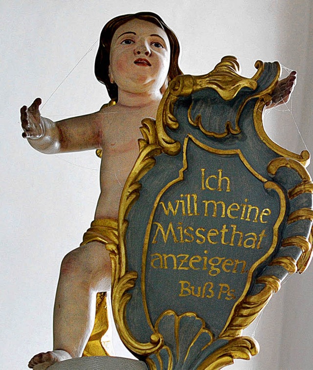 Beichtstuhlfigur in Oberfranken  | Foto: dpa