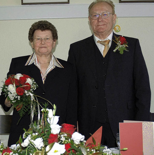 Karl und Irma Markstahler aus Kndringen feierten ihre Goldene Hochzeit  | Foto: Aribert Rssel